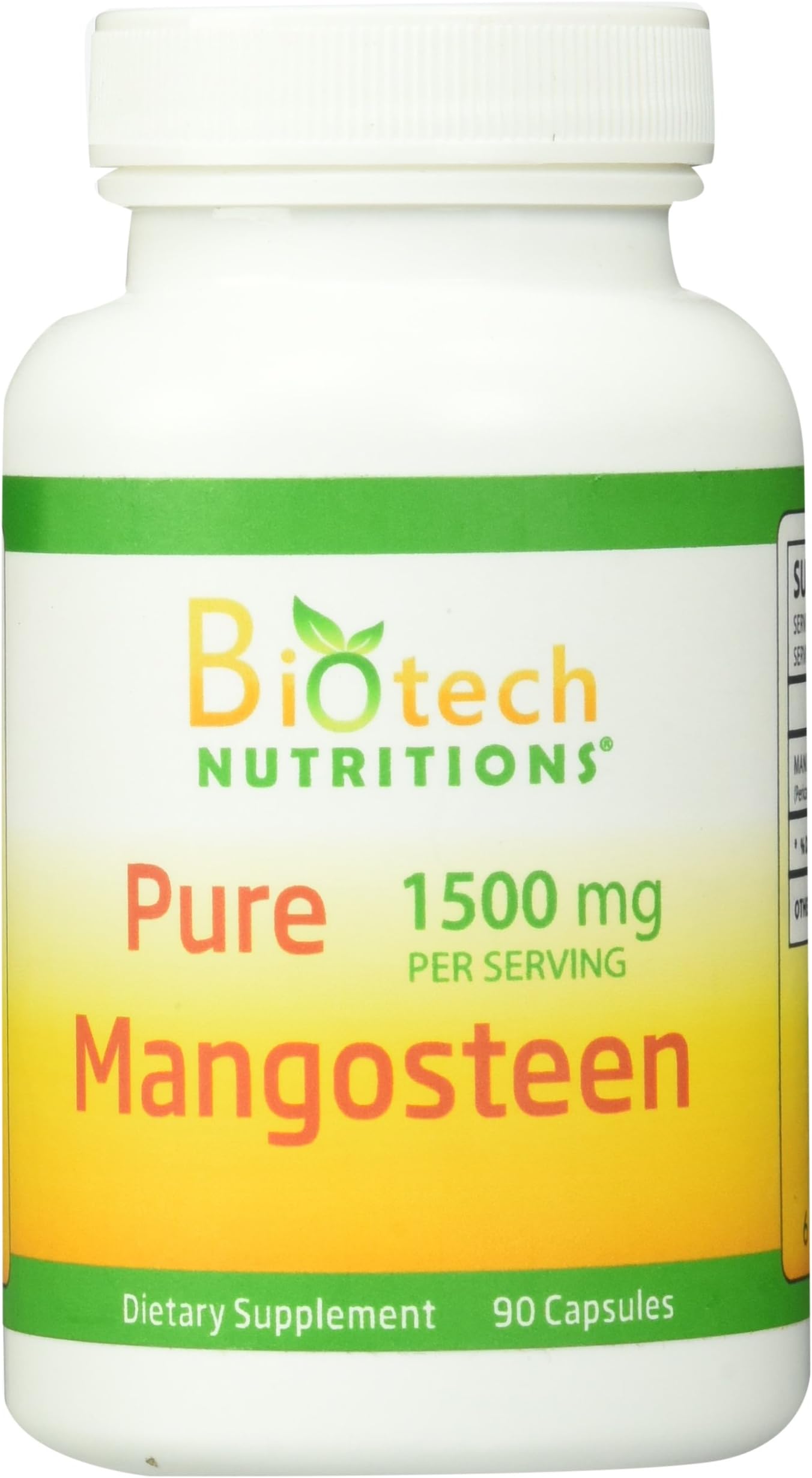 Pure Mangosteen Capsules, 90 Count