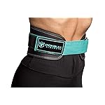 Women Weight Lifting Belt - High Performance Neoprene Back Support - Light Weight & Heavy Duty Core Support For WeightLifting and Fitness (Black/Mint, Small)