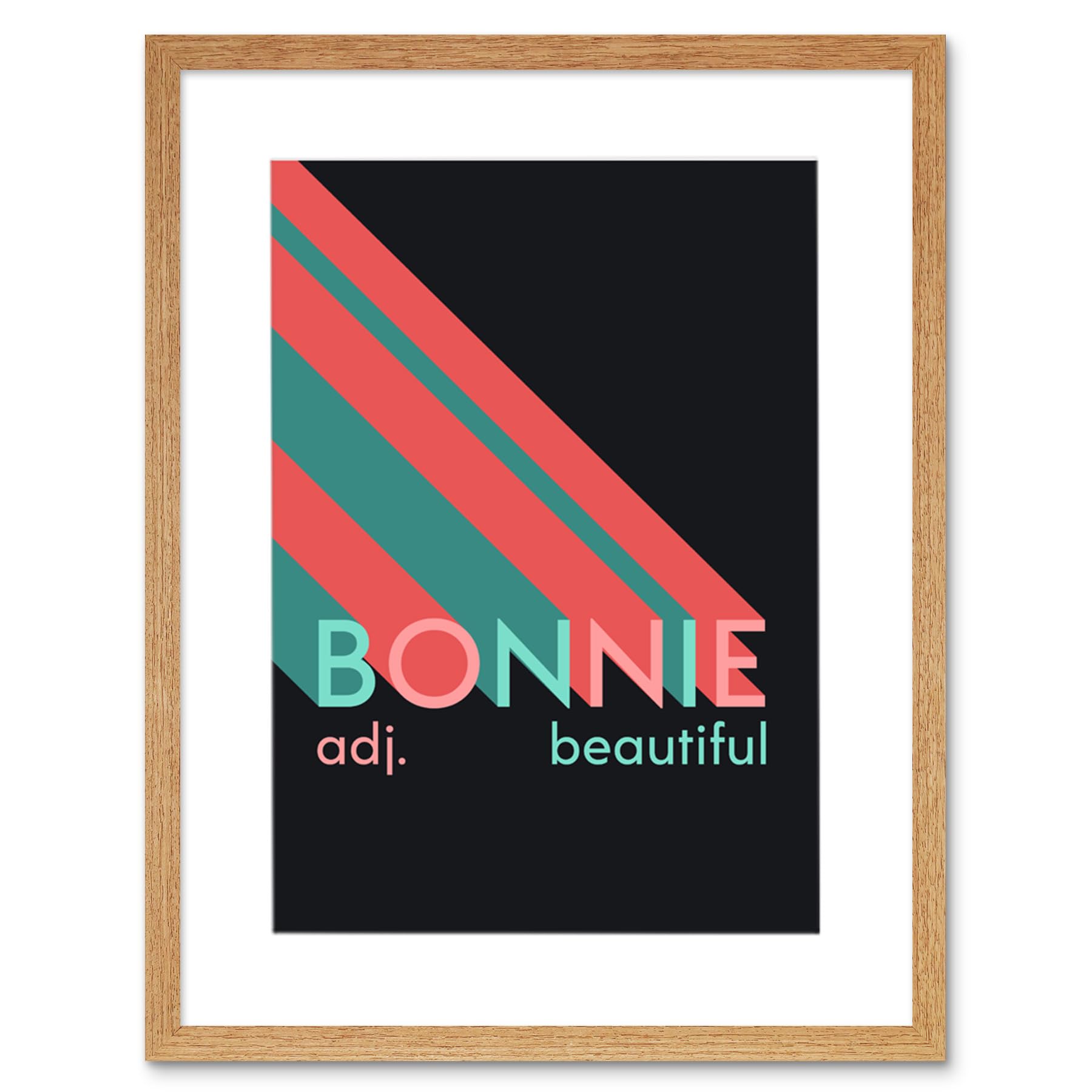 Wee Blue Coo Scottish Word Definition Bonnie Beautiful Scots Scotland Framed Art Print