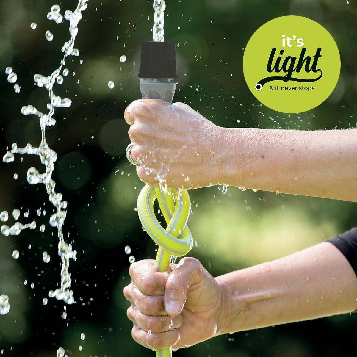 Idroeasy, Kit Carrello Avvolgitubo da Giardino con Tubo Acqua Giardino 30 Metri Superleggero 5/8" (18 bar) – Canna Acqua Anti-Nodo con Doccetta 6 Funzioni e Raccordi, Porta Tubo Made in Italy