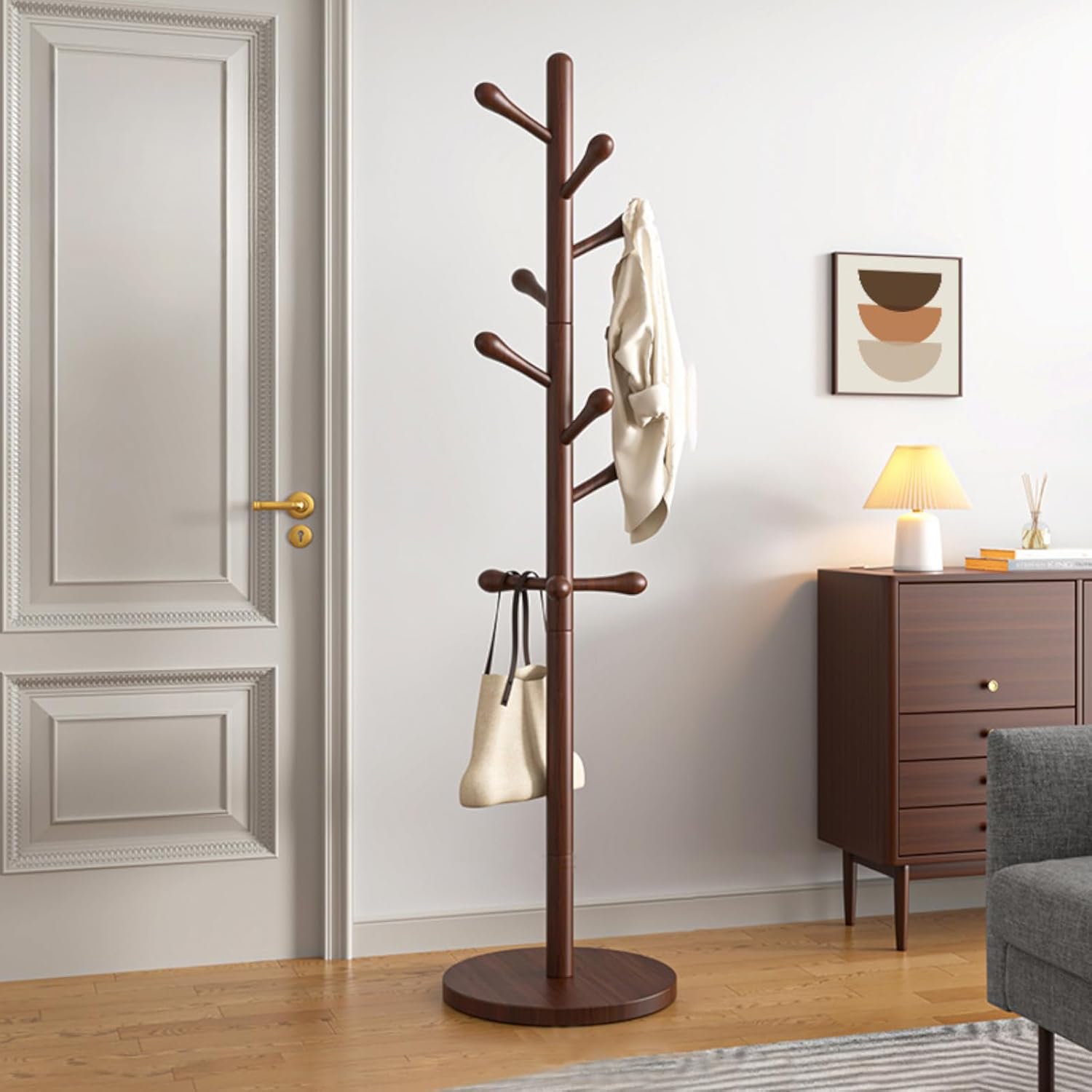 AOBOPOこのシューズボックスはスリムで薄型のフラップ式デザインで、大