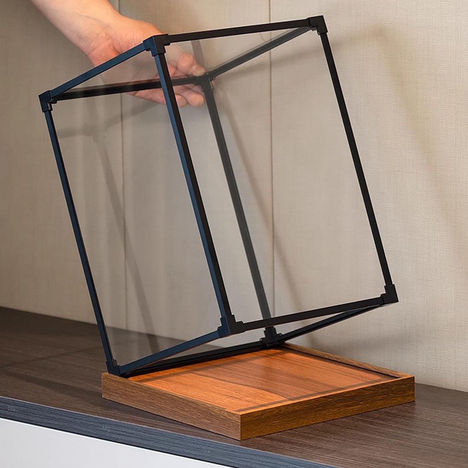 Vitrina Vitrina de Acrílico Transparente, Contenedores de Plástico Apilables Grandes, Vitrina Transparente de 20/30/40/50/60 Cm de Alto para Objetos de Colección y Maquetas de Coches(25x30x25cm(10"x12