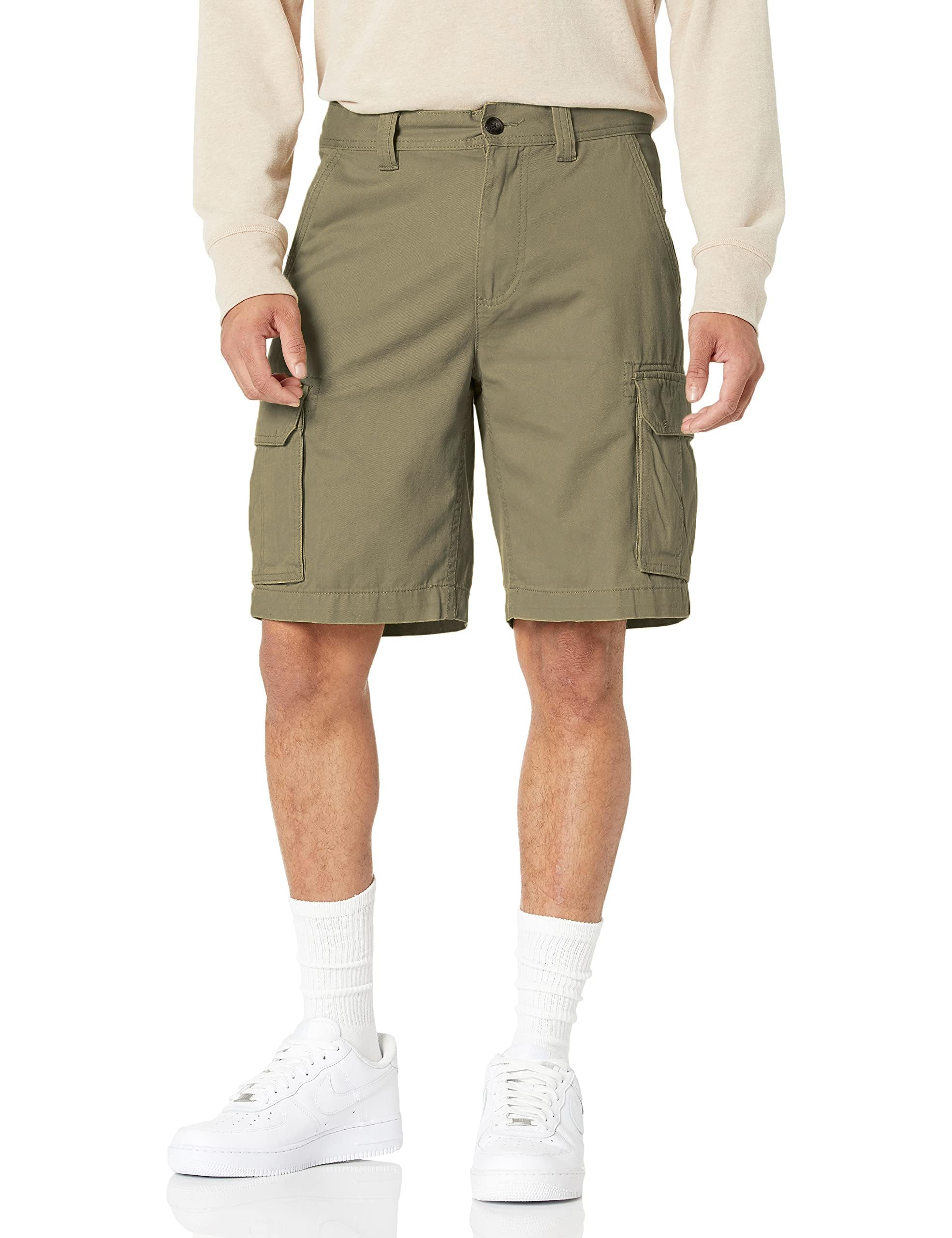 Men's 10" Classic-Fit Cargo Shorts, Soft Cotton Twill (Available in Big & Tall)