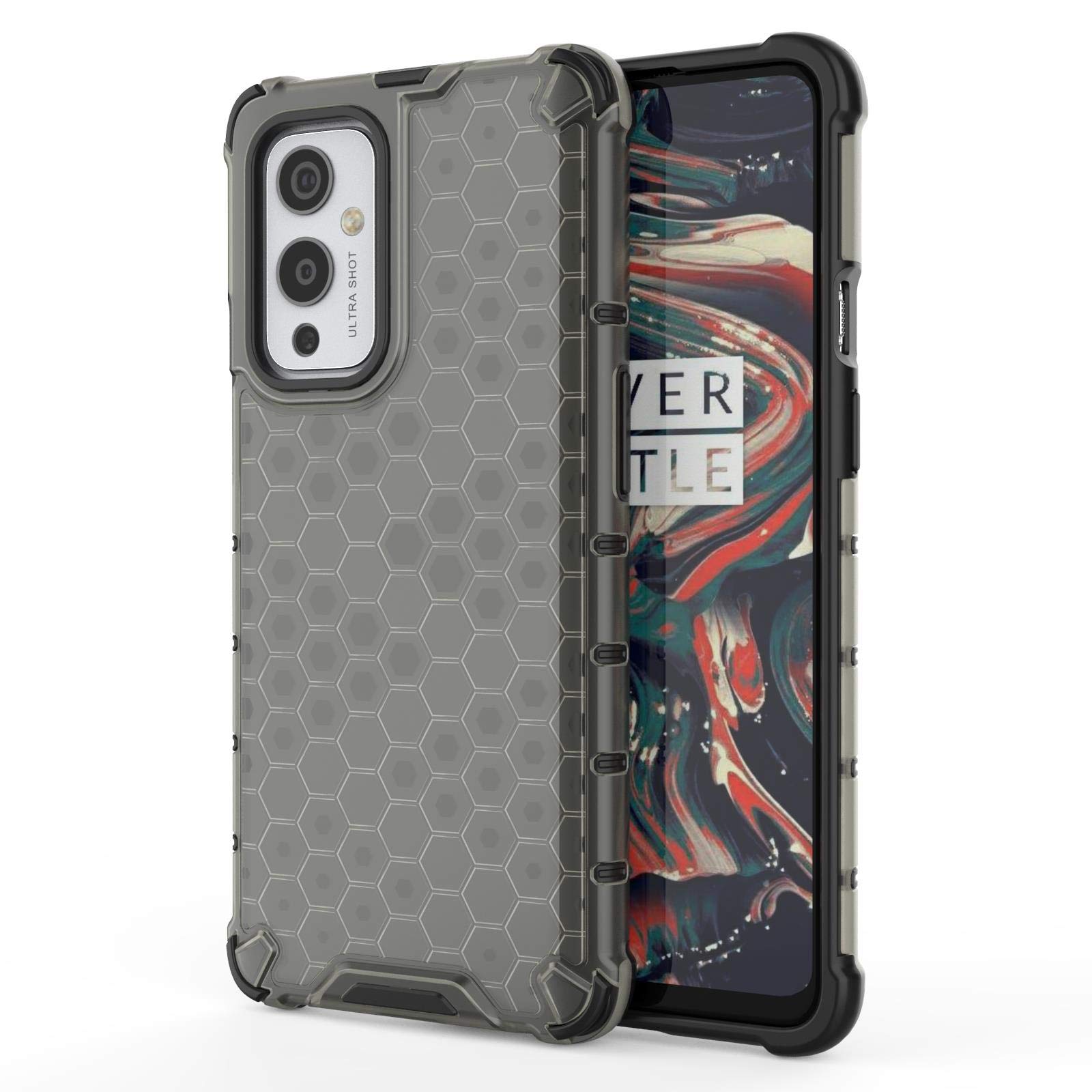Glasgow Back Case Cover Compatible with OnePlus 9 (Honeycomb Pattern) - Black (B08ZXDJH7Y) Amazon Price History, Amazon Price Tracker