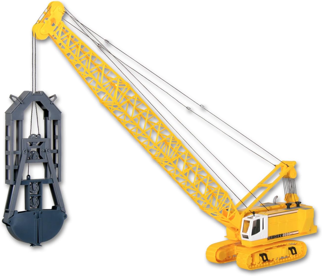 H0 Rope excavator with diaphragm wall handler