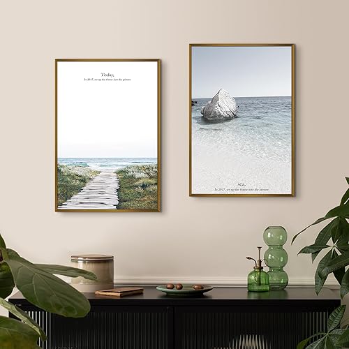 Vista 23 de Golden State Art - Portarretratos de aluminio de 18 x 24 pulgadas - con paspartú para fotos de 16 x 20 pulgadas o sin paspartú para póster de 18 x