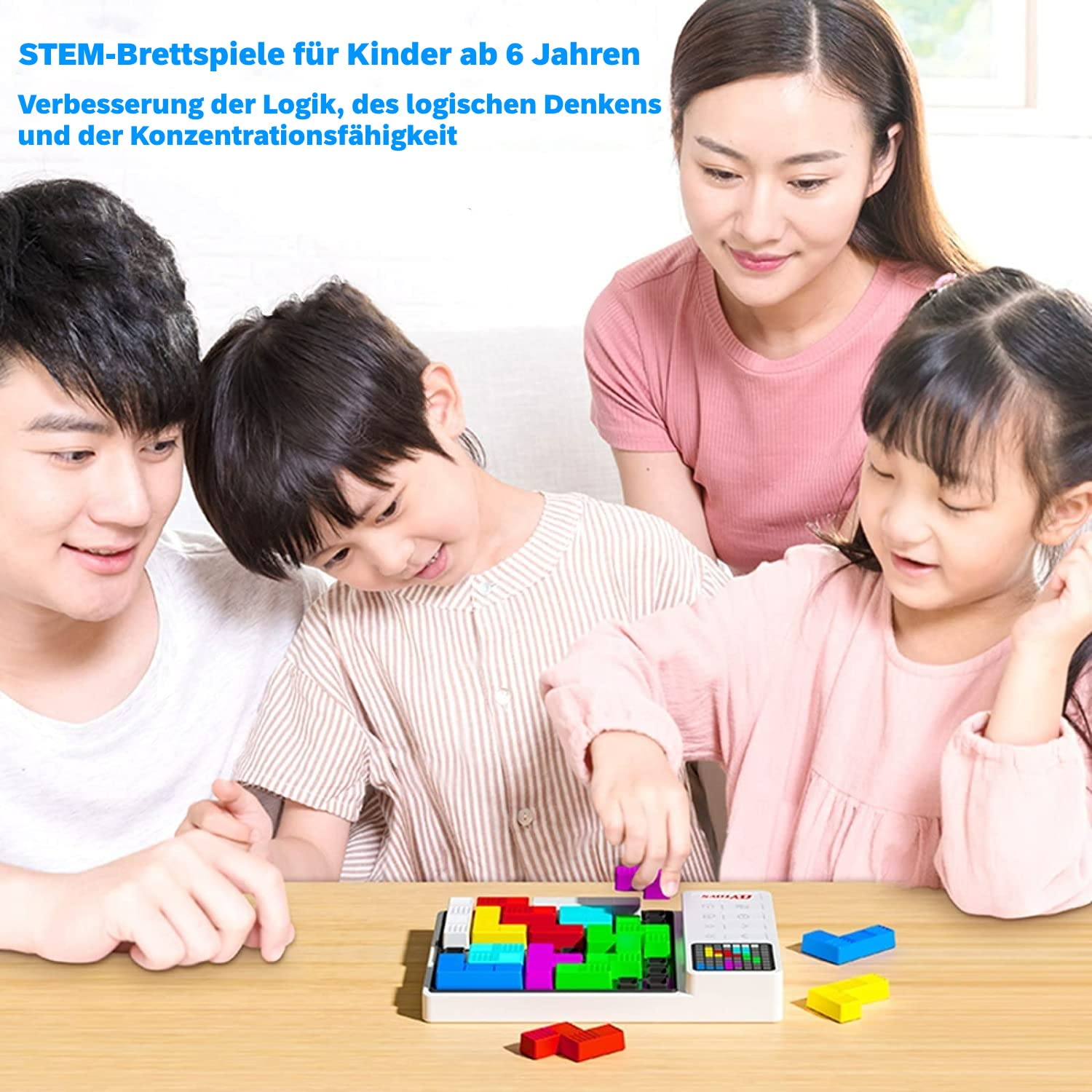 QY Toys Smart Puzzle Game – Gioco Di Logica Con 3000 Sfide, 6 Livelli, Tabellone Interattivo, STEM, Per Bambini Dai 6 Anni In Su
