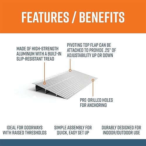 Vista 36 de Rampa para umbral Ez-Access, Modular, 4 pulgadas, 1, 1