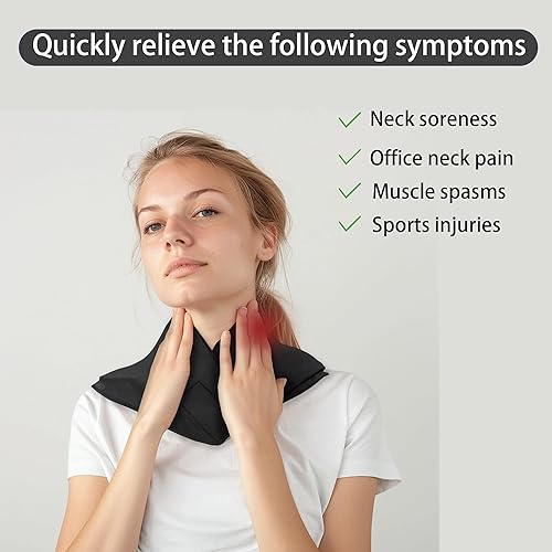 Miniatura 6 de Envoltura reutilizable para el cuello, paquete de hielocalor, gel de grado médico, alivio para dolor de cuello, espasmos musculares, lesiones