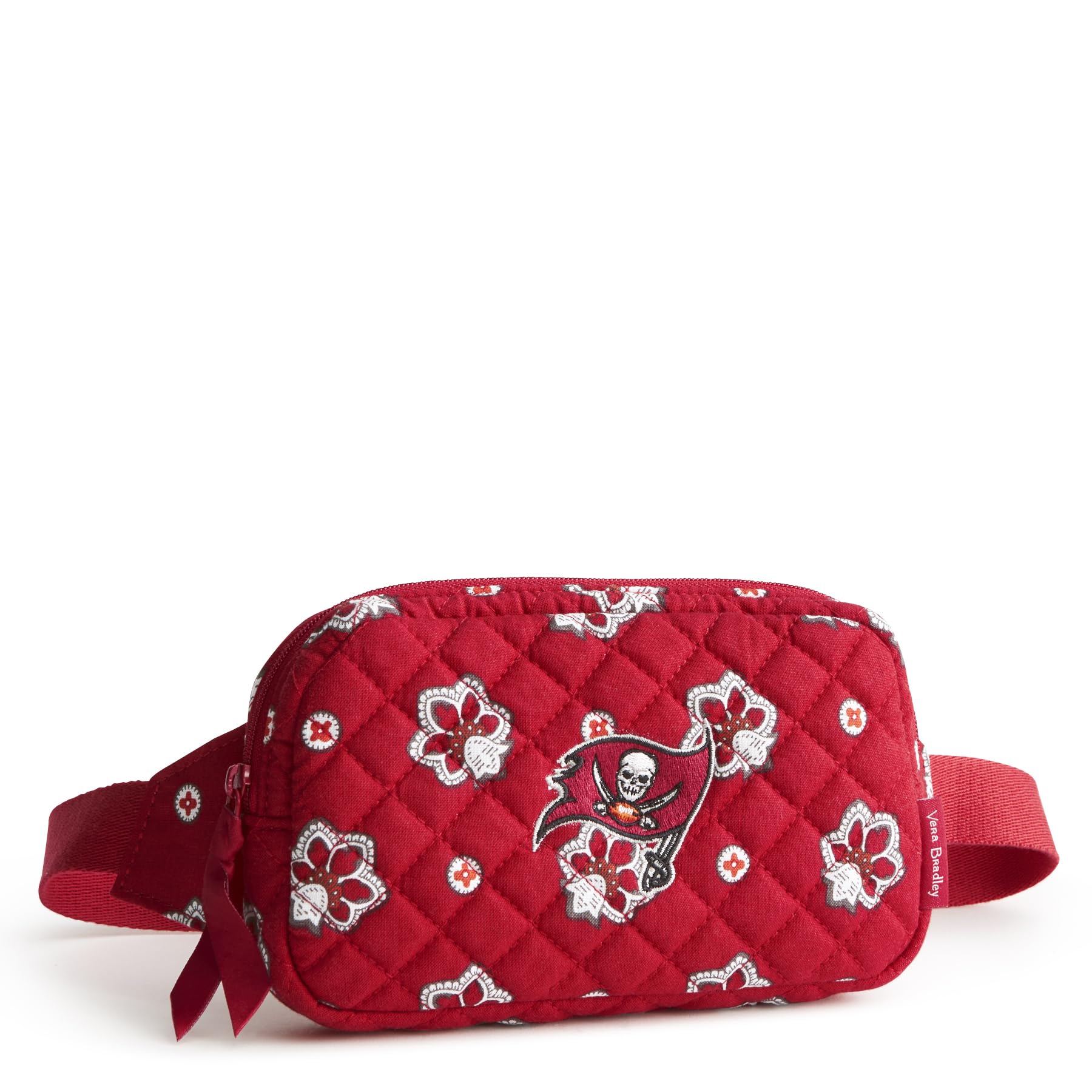 Vera Bradley Premium Cotton Large Travel Duffel Bag, Royal Blue/Red Bandana