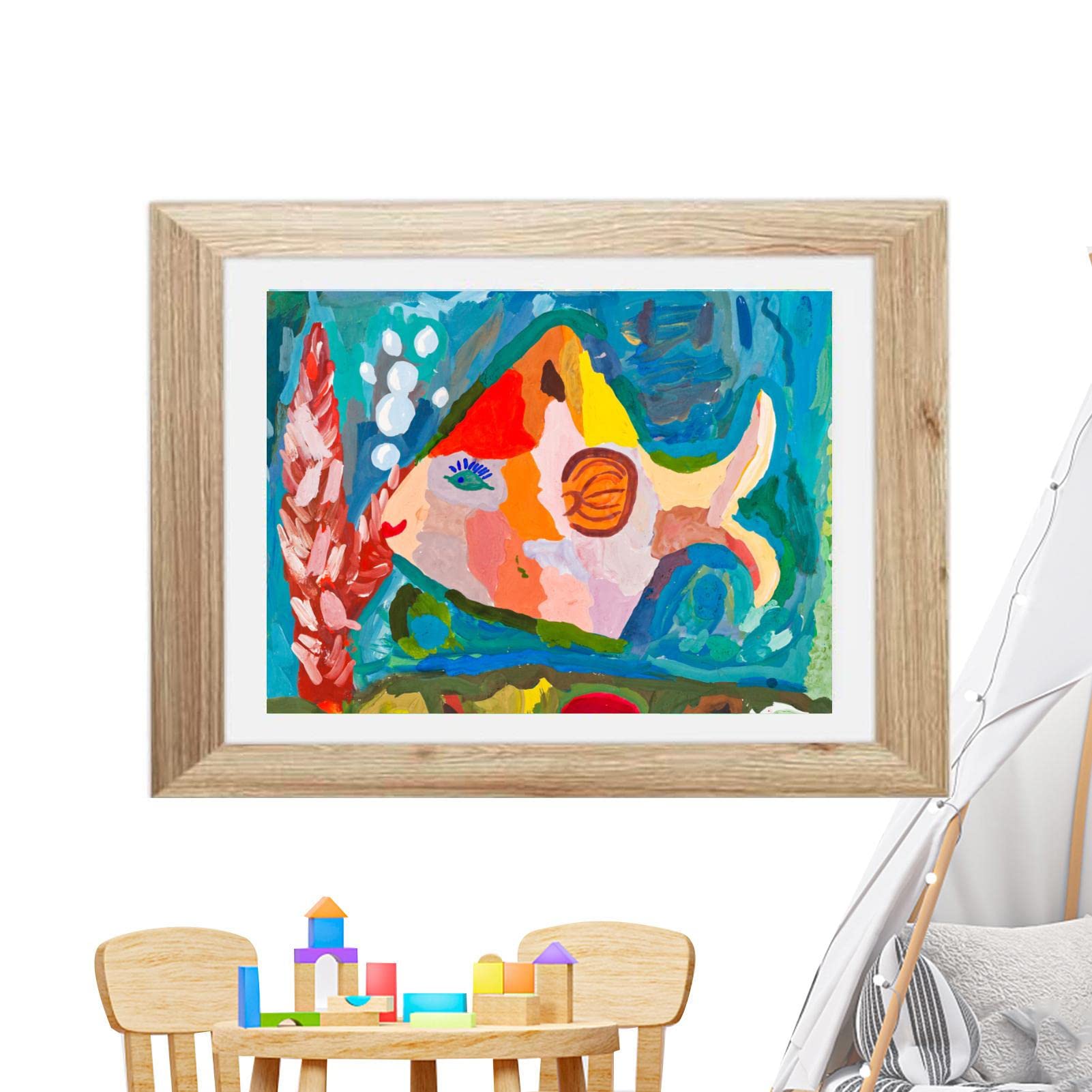Amazon.co.jp: 子供の絵の額縁 | キッズ アートワーク