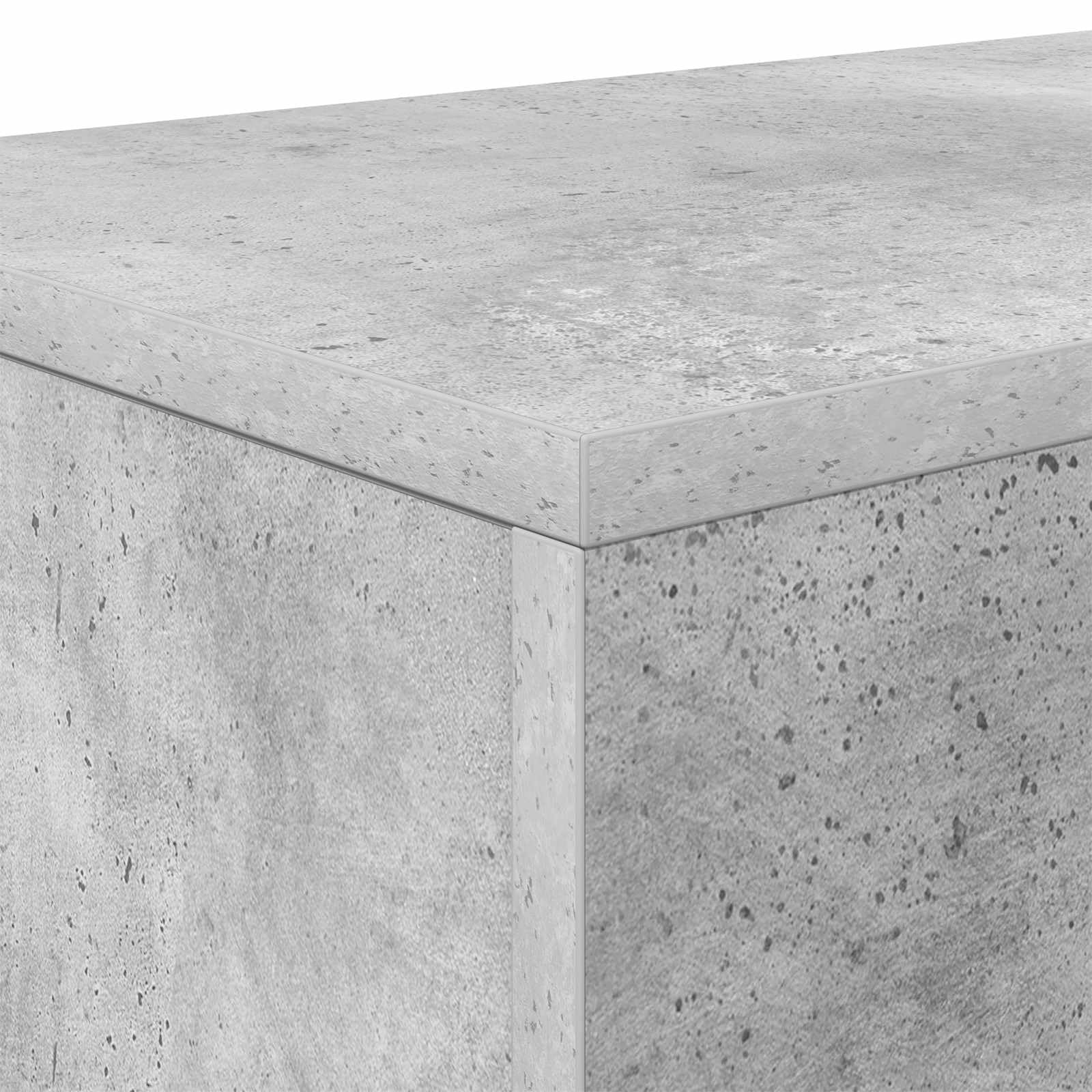 Générique Tavolo consolle grigio cemento 160 x 30 x 74 cm con ripiano design moderno minimalista per ingresso, soggiorno o sala da pranzo, robusto e funzionale.