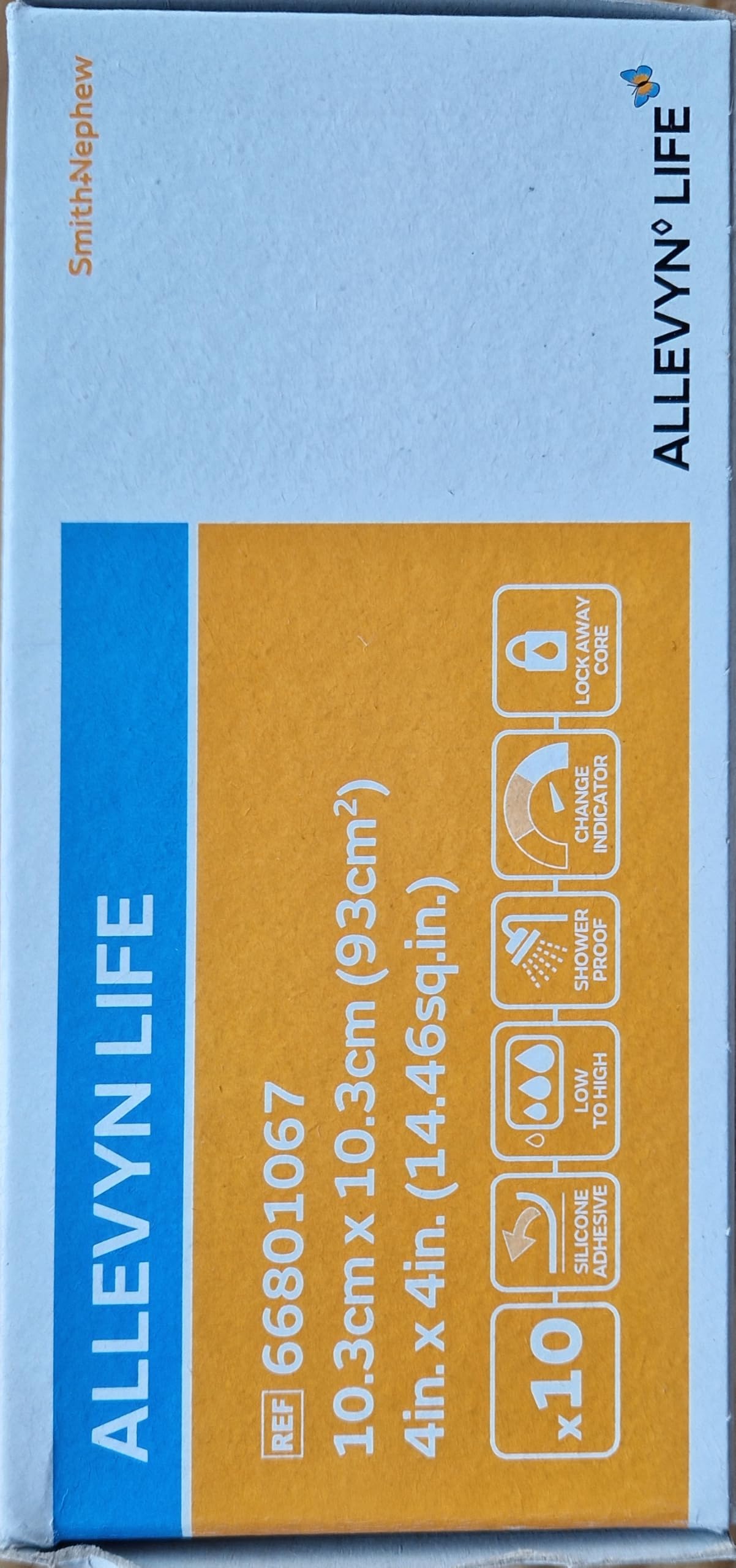 Allevyn Life 10,3x10,3 cm Silikonschaumverband