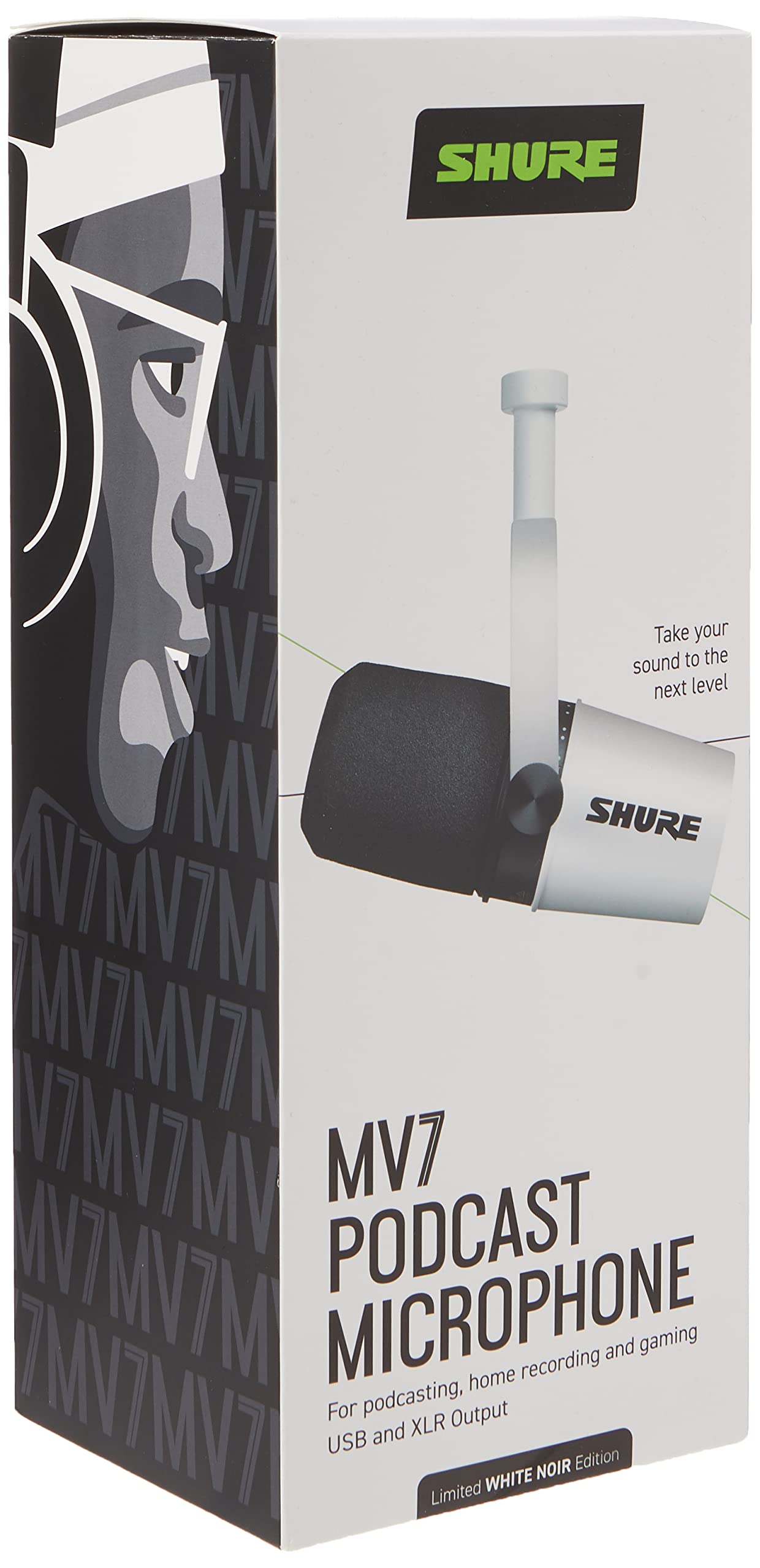 イヤホン SHURE MV7 PODCAST MICROPHONE White Amazon.co.jp: SHURE シュア MV7+ ポッドキャストマイクロホン