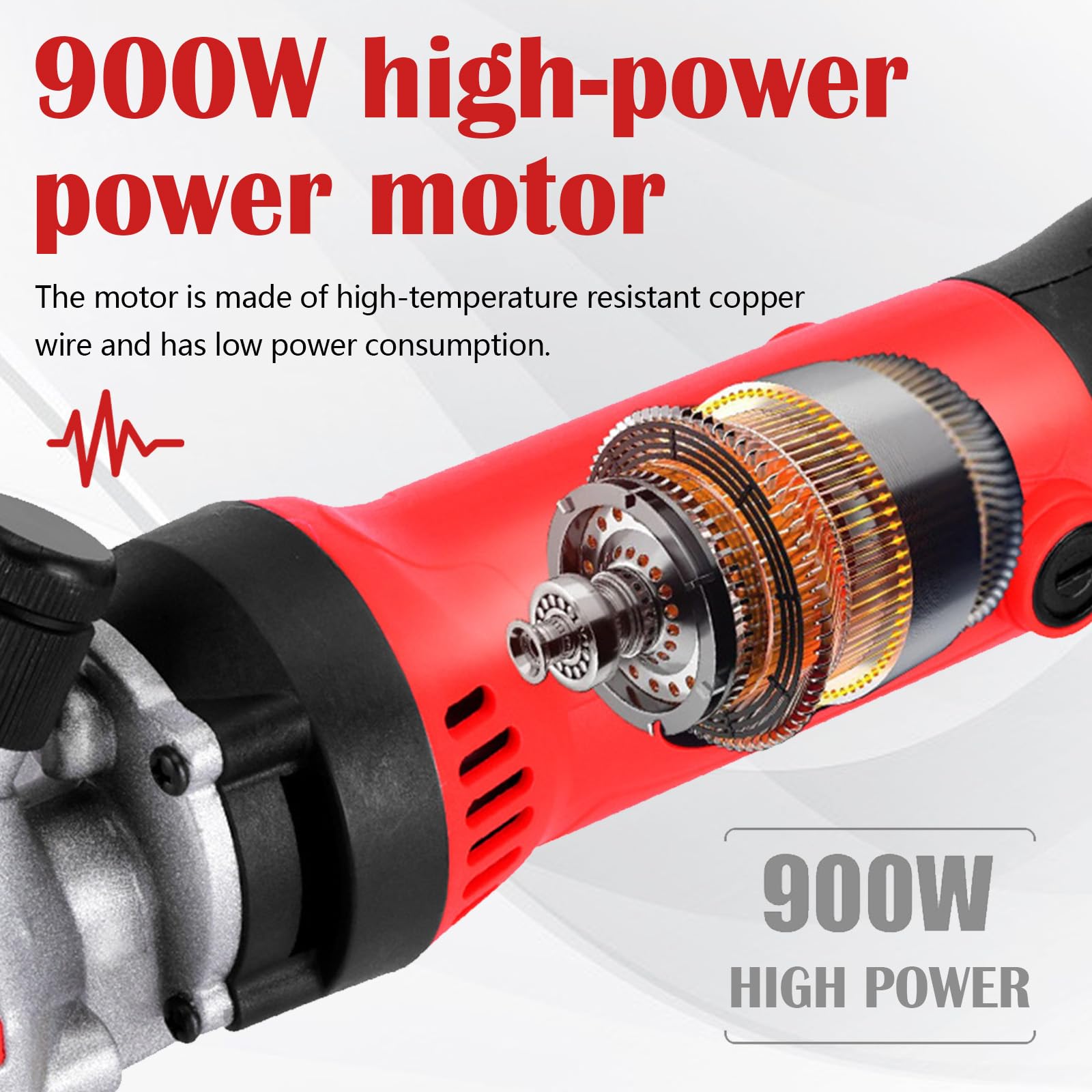 Maquina Esquilar Ovejas 900W, Tijeras Eléctricas Profesionales para Ovejas y Caballos con Estuche y 6 Velocidades