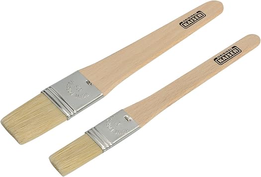 Kaiser Pastry Brush-Set 2Pcs Of Wood, Brown