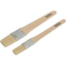 KAISER P tisserie pastry brush set 2-piece 1  and 1.5  20.5cm. Flexible natural bristles 2 brush widths secure metal ferrule
