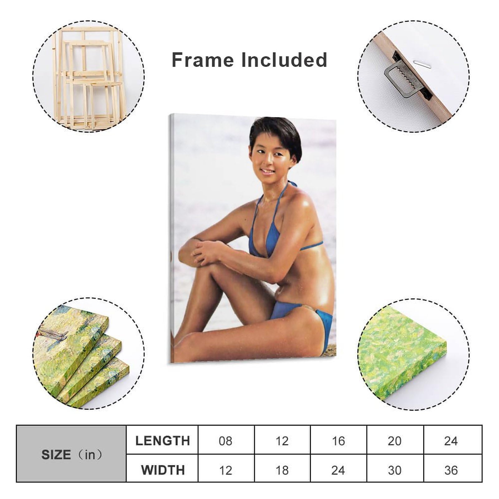 Amazon.co.jp: 鈴木保奈美水着セクシー写真絵画ポスター 印刷 ポスター