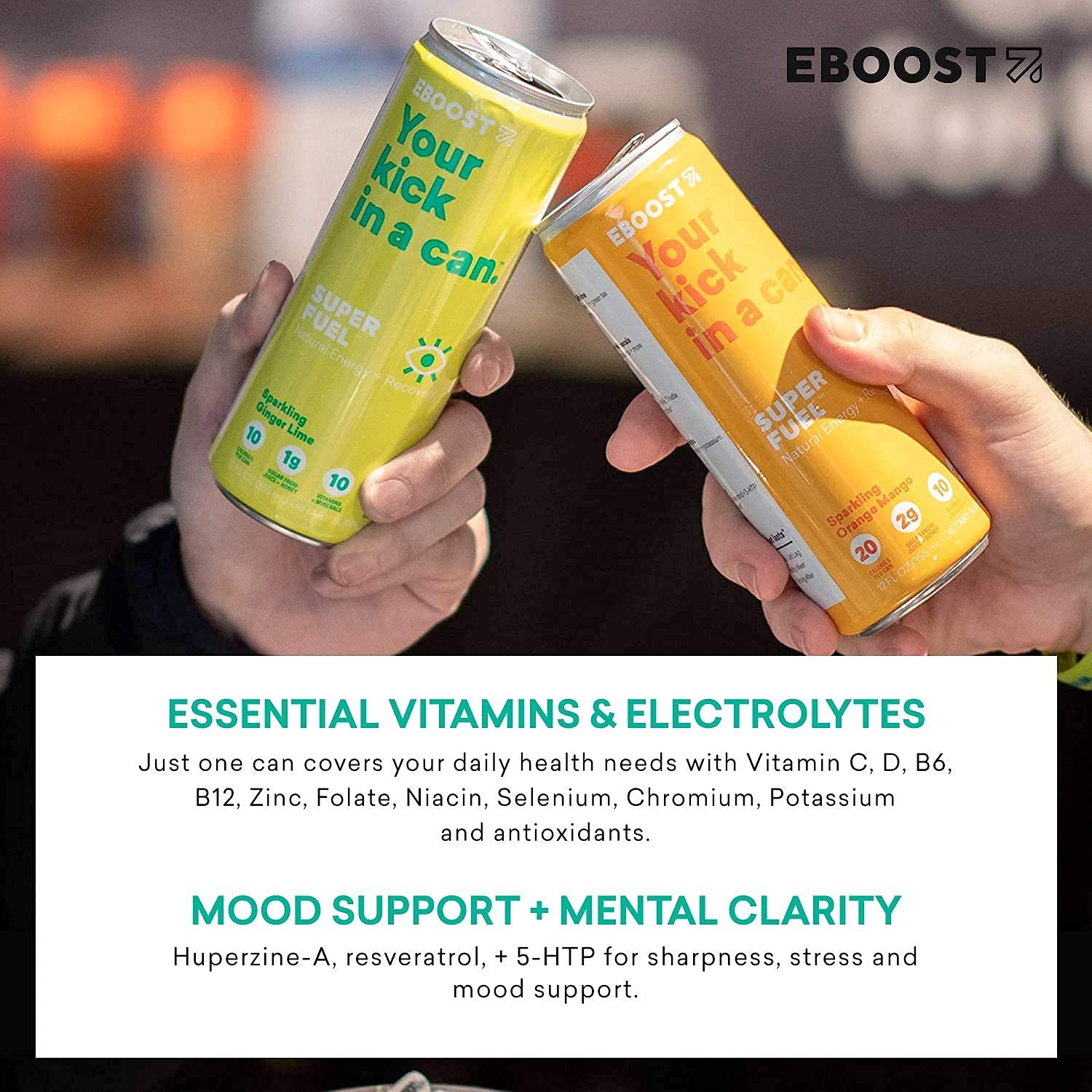 Buy EBOOST Super Fuel Natural Nootropic Energy Drink Electrolytes