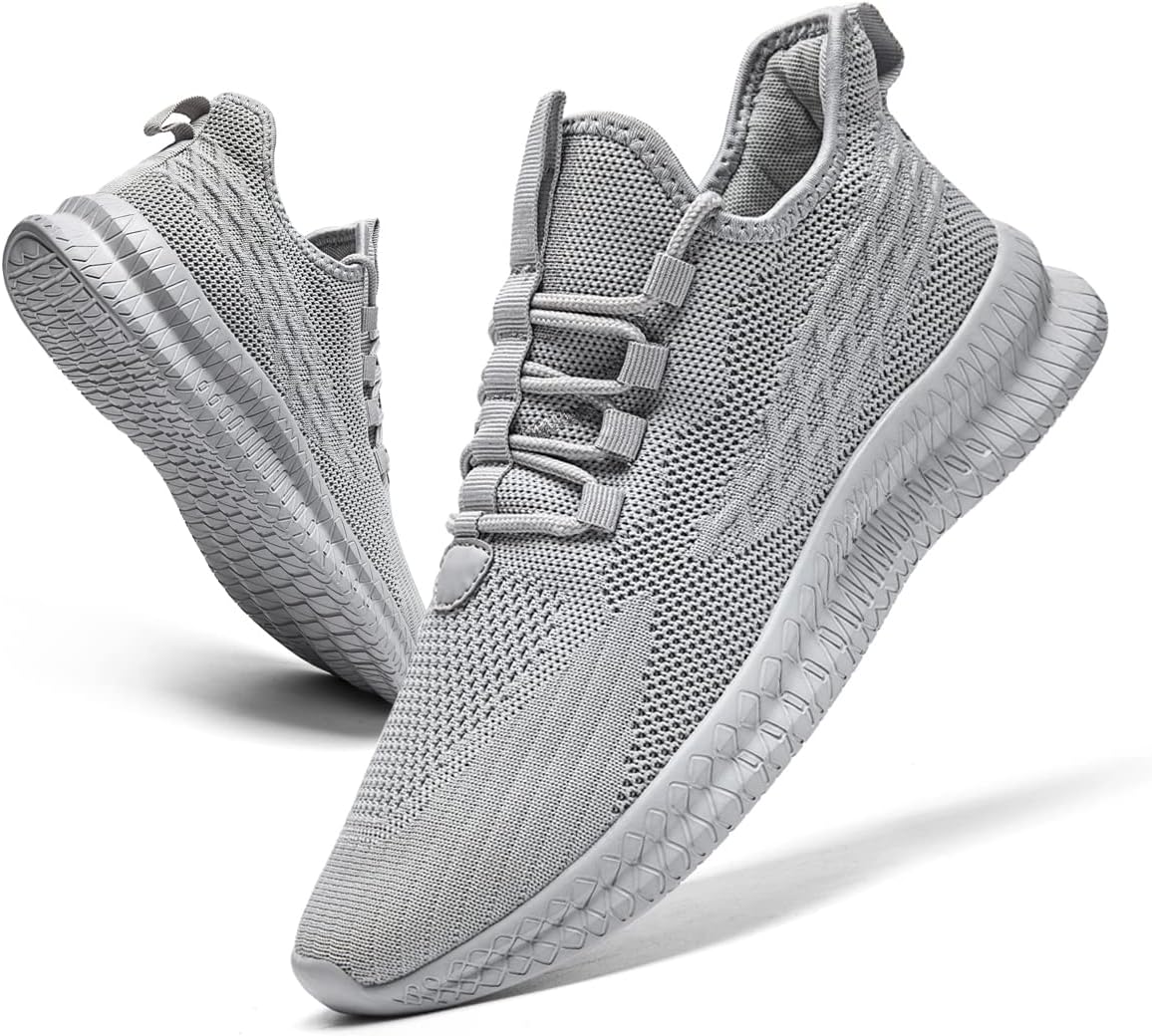 FUJEAK Mujer Transpirables Running Zapatos Calzado Deportivo Fitness Tenis Senderismo De Zapatos Casual Transpirable Blanco Talla 36