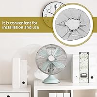 Vista 4 de Hemoton Cubierta protectora de ventilador eléctrico de 18 pulgadas, protector de seguridad de malla para protección de dedos de bebé, pantalla