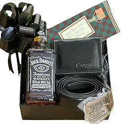 Cesta De Whisky Chocolate Presente Namorado Aniversario Pais