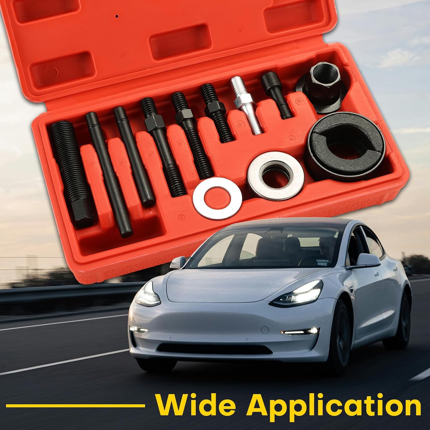 12PCS Power Steering Pump Pulley Removal and Installation Kit