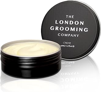 The London Grooming Company Hair Creme For Men | Medium All-Day Hold | Natural Finish | Easy to Wash Out | 50ml (1.7 Fl Oz)