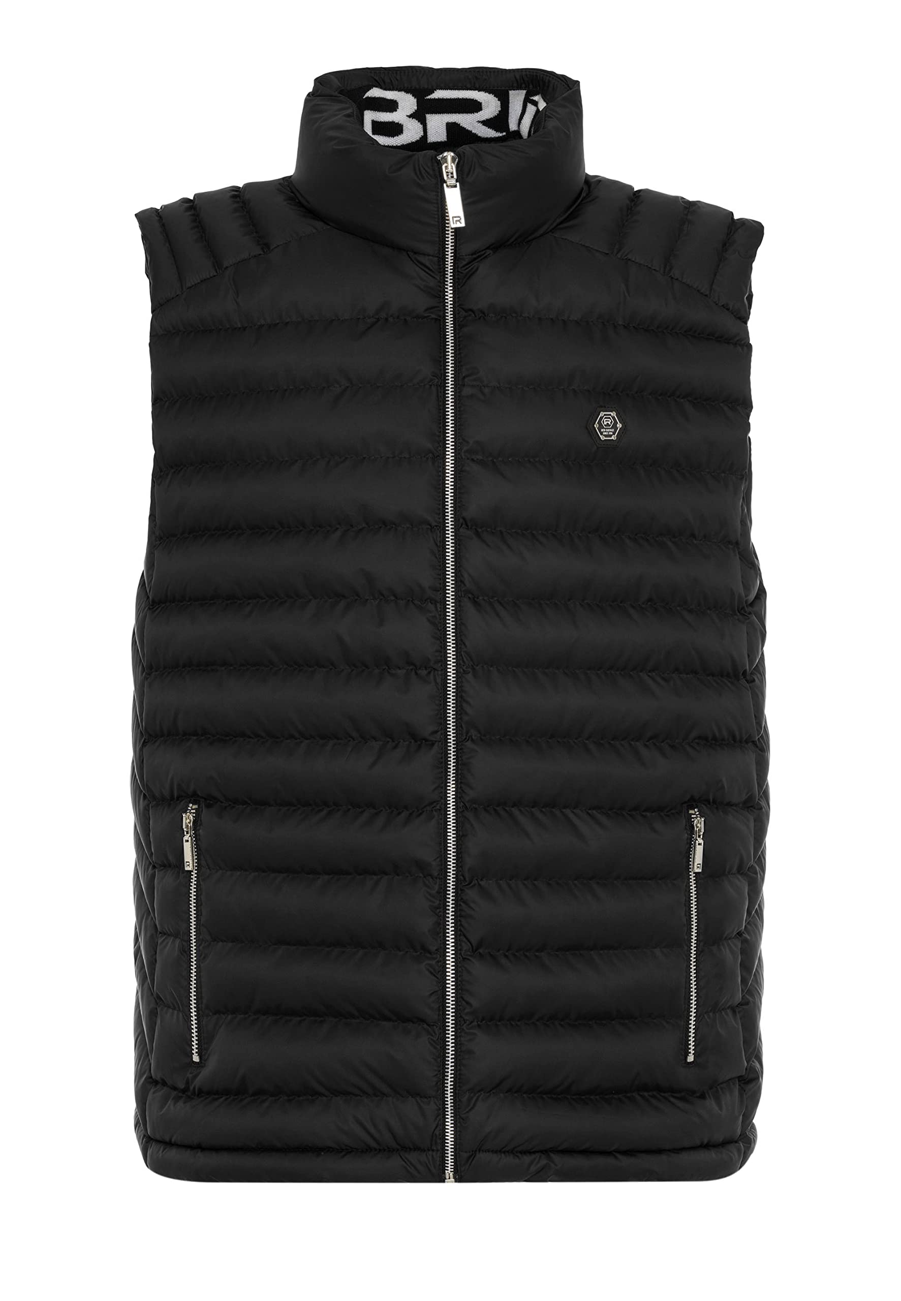 Red Bridge - Gilet da uomo con colletto alto, con stampa a collar