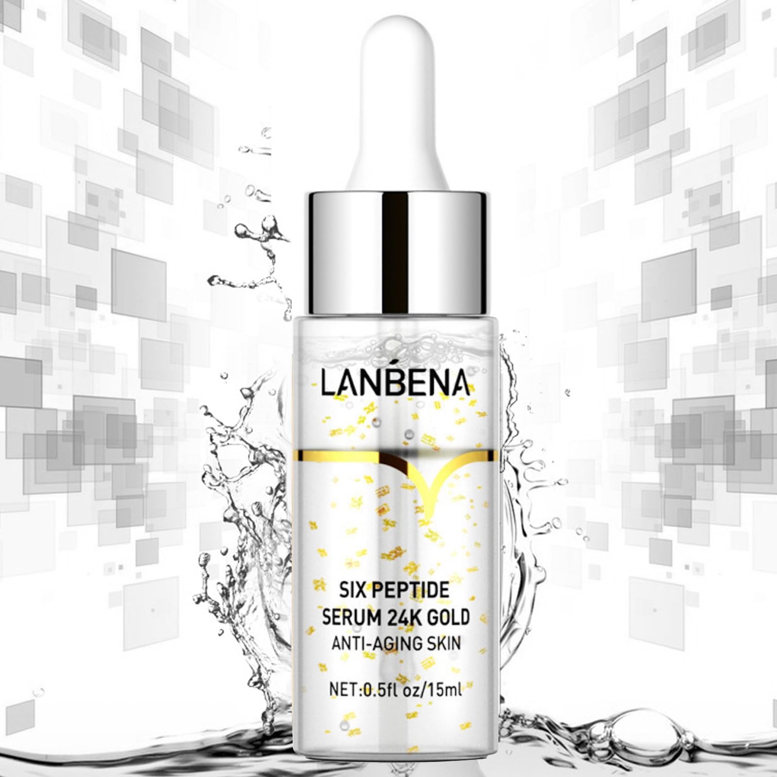 Amazon.com: Six Peptides Serum LANBENA 24K Gold Anti-aging Serum