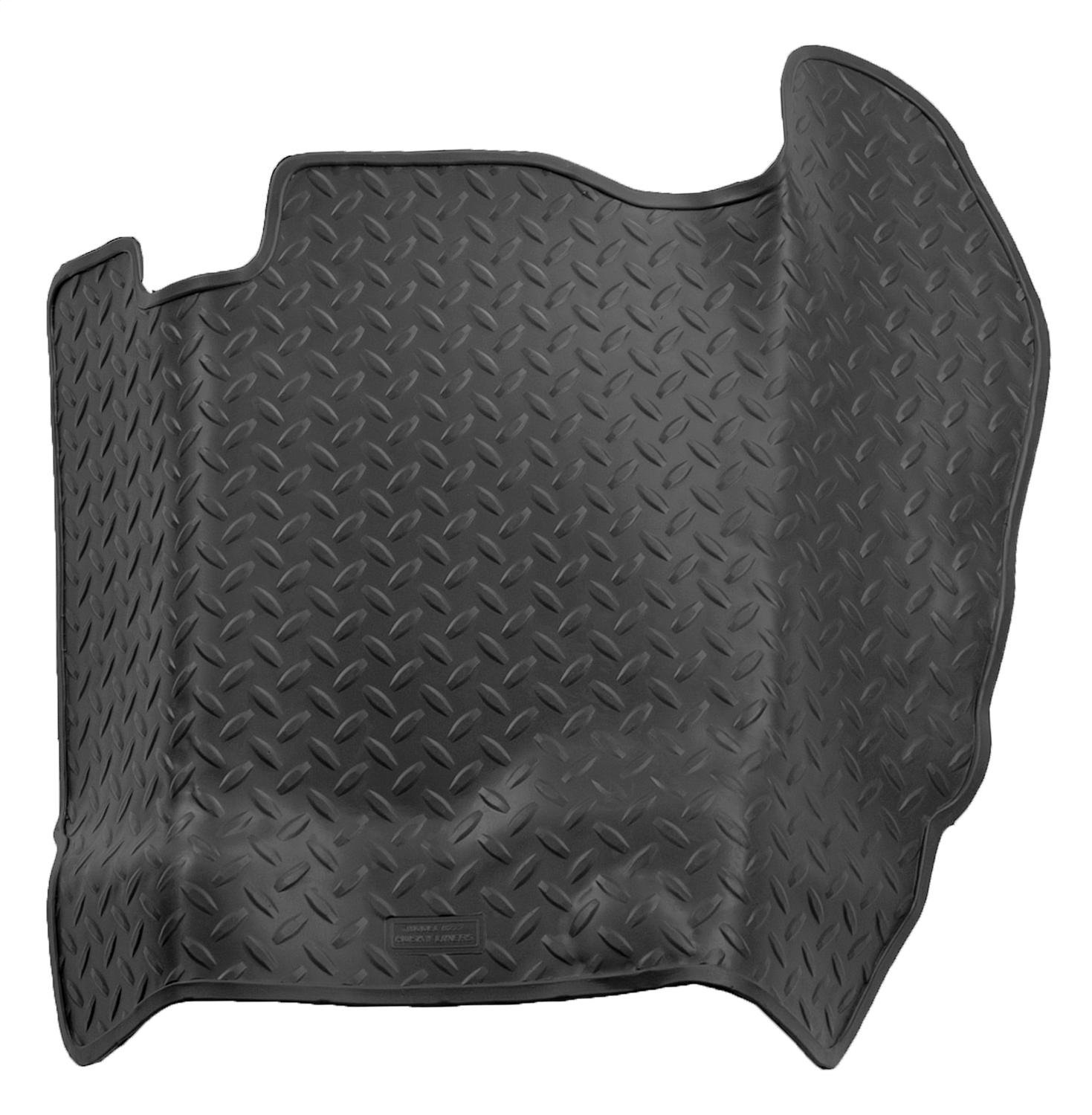 Husky Liners Classic Style Serie | 1999–2007 Chevrolet Silverado/GMC Sierra 1500/2500/3500, 2002–2006 Chevrolet Avalanche 1500/2500 und mehr | Center Hump Bodenbelag, schwarz | 82241