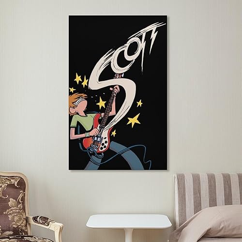 Miniatura 7 de Scott Pilgrim Vs. The World Movie Poster Aesthetic Cool Pictorial Poster Wall Art Painting Canvas Wa Wall Art Paintings Canvas Wall Decor Home Decor