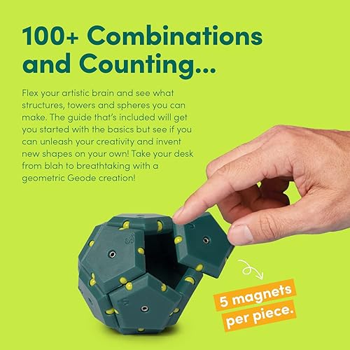 Miniatura 4 de Speks Geode - Juguete magnético antiestrés Juguete de escritorio sensorial para adultos y adolescentes de 14 años en adelante Regalo