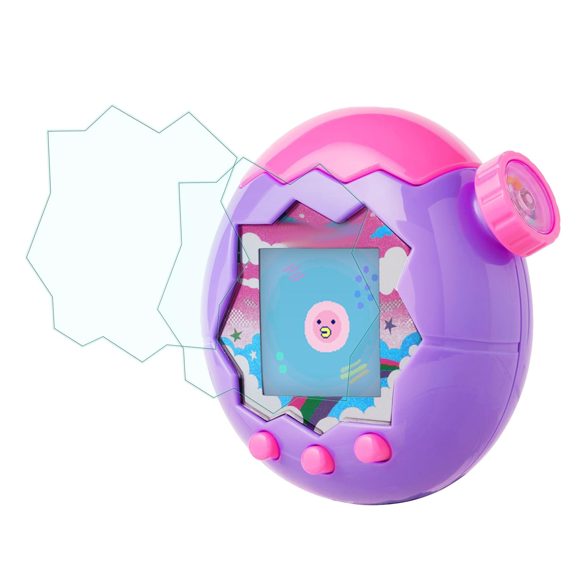 Protections écran Pour Tamagotchi Nano - Lot De 3 Pièces - Fait Main - Neuf