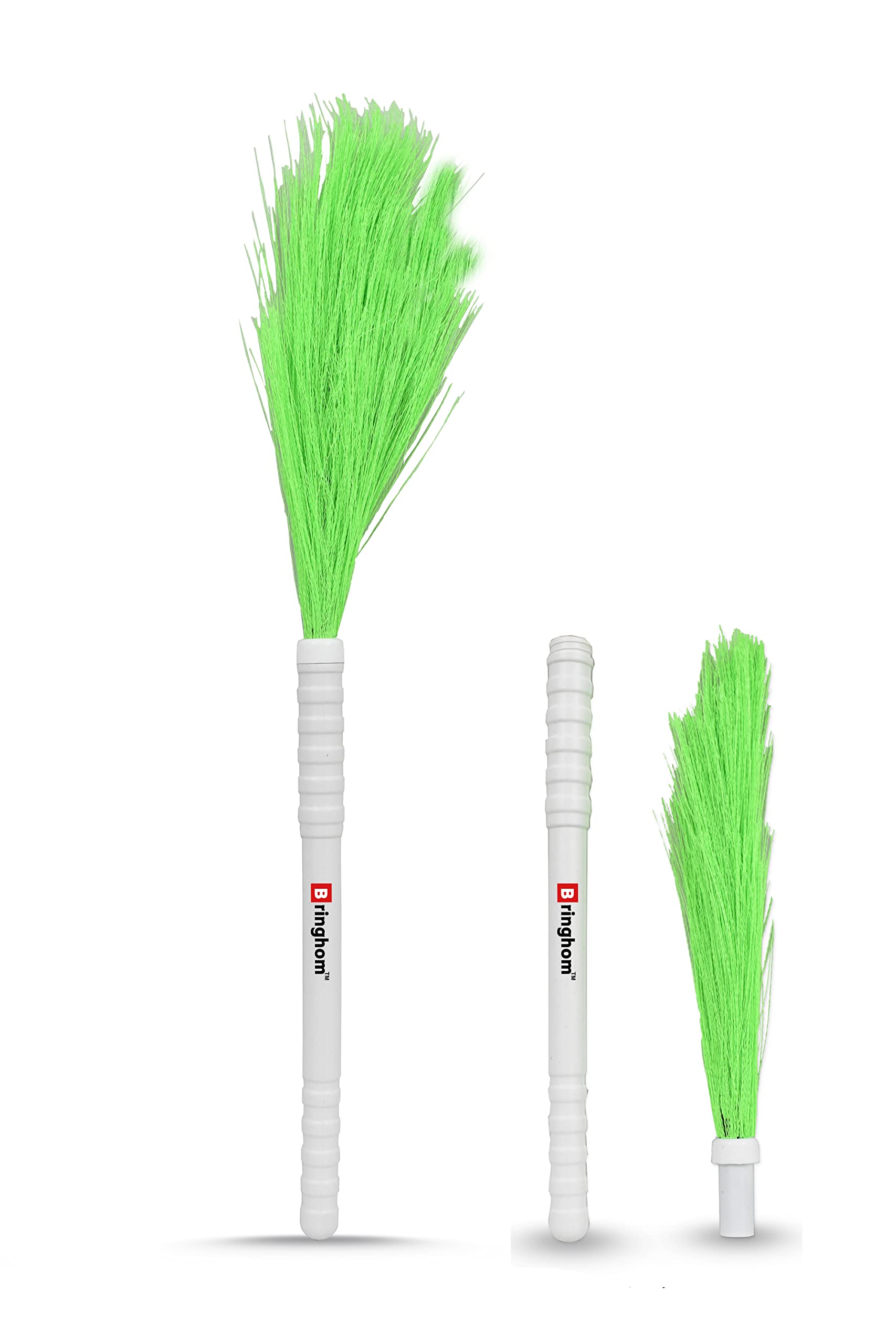 Bringhom Foldable Plastic Broom Jhadoo/Phul Jhadu for Dusting Cleaning Dry & Wet Floor, Carpet, Wooden Floor Office, Home Use (Assorted Colour, 1U) Size : 39inch