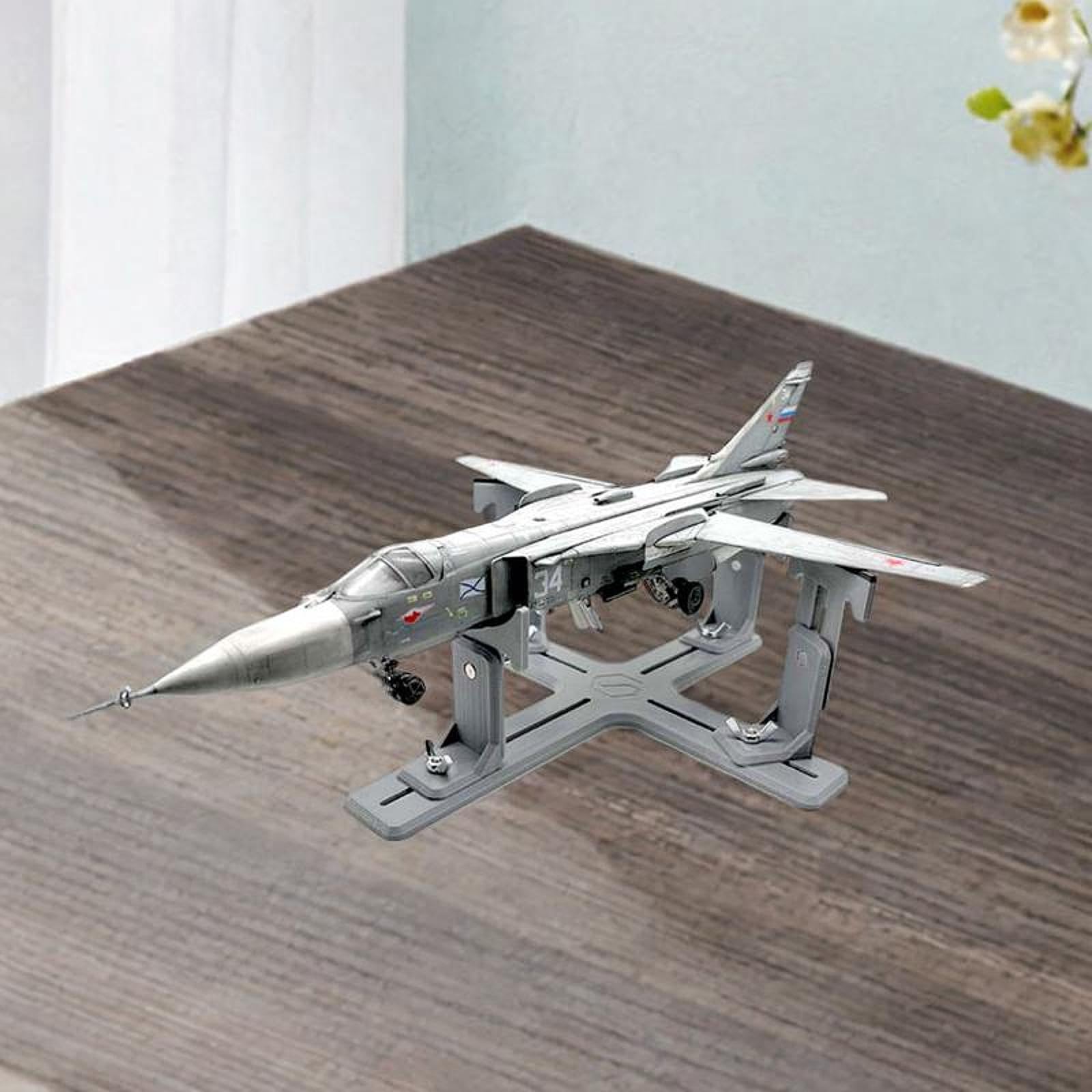 Herramienta para Pintar Y Exhibir Modelos de Aviones, Ligera, Profesional, Estable Y Resistente, Stand Gris