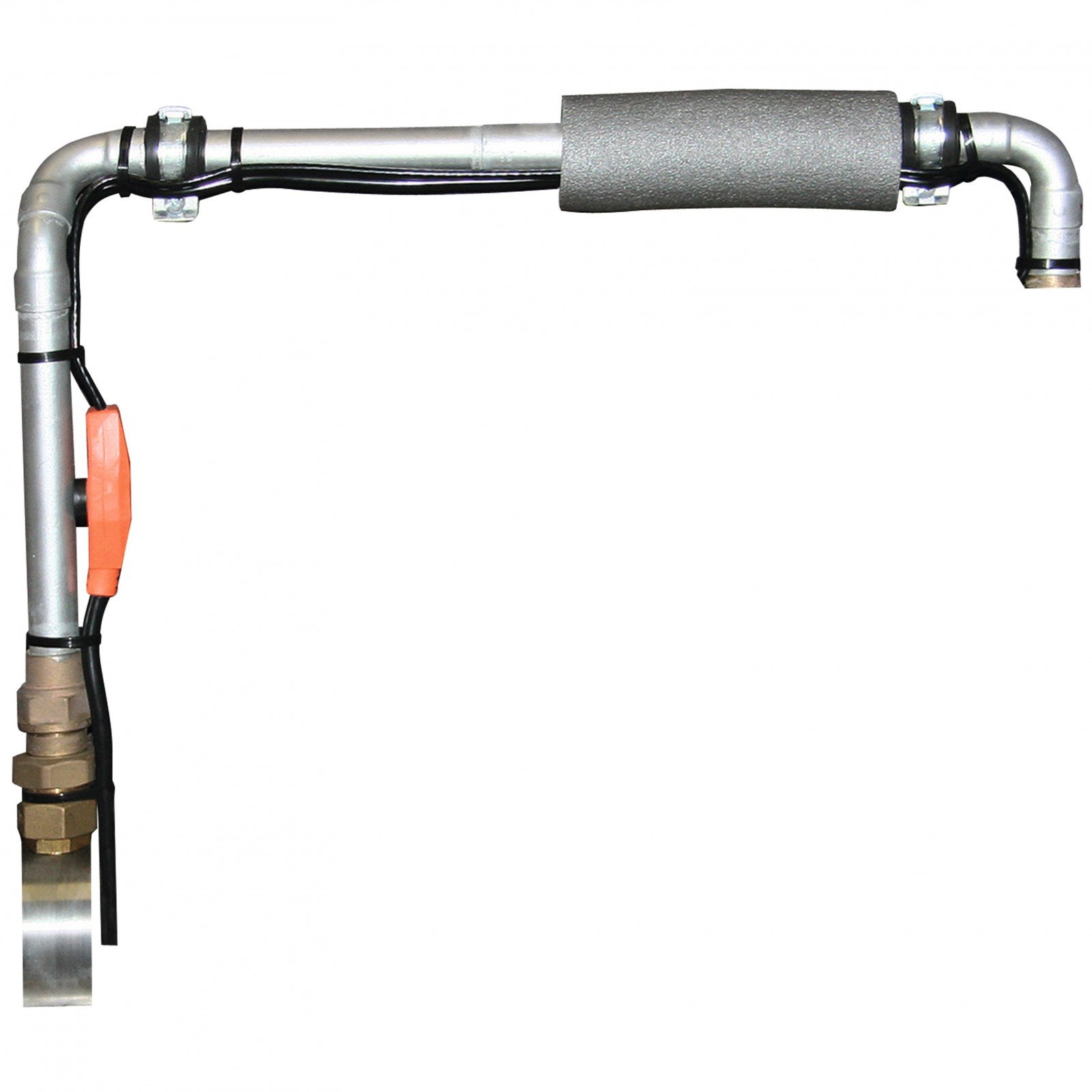 KERBL 223593 selbstregulierende Frostschutz-Heizleitung mit Thermostat (Länge 49 m, frostfreie Wasserleitung bis -45° C, für Tiertränken, nicht für Heizungsrohre, Heizleistung 784 W)