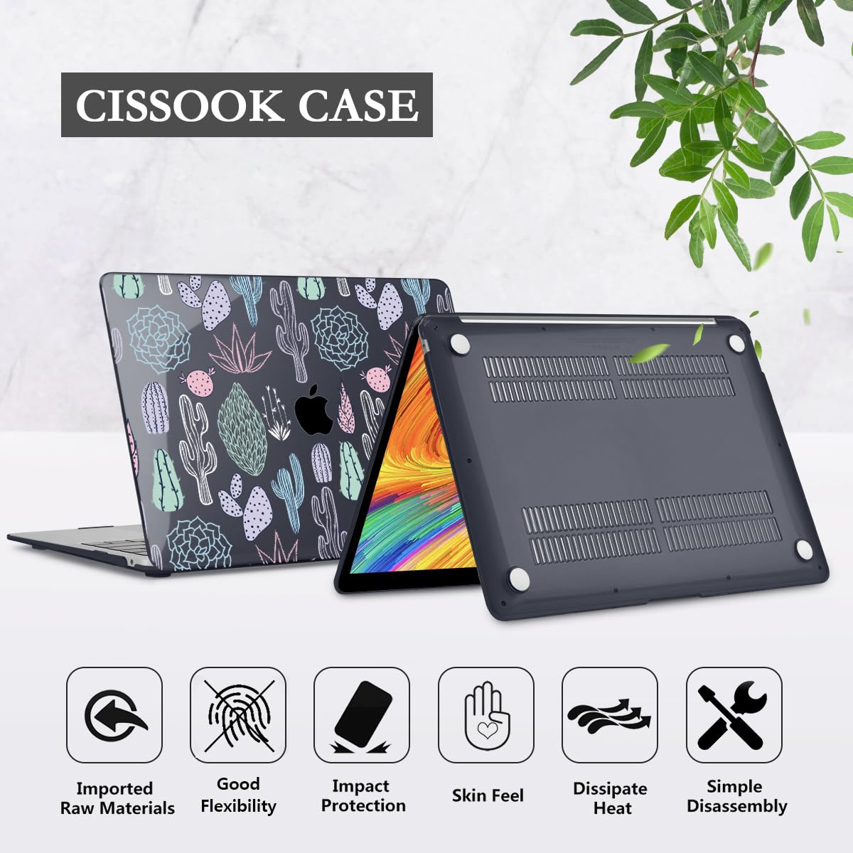 Amazon.com: CISSOOK Laptop Hard Shell Case for MacBook Air 13 Inch