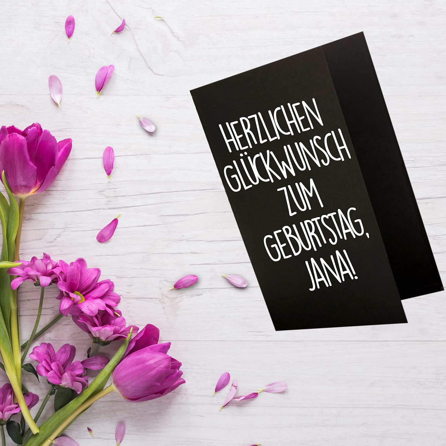 200x tarjetas plegables B6 - color: negro - 11,5 x 17 cm cerradas (23 x 17 cm abiertas) - muy estables de forma - para tarjetas de invitación, boda, cumpleaños