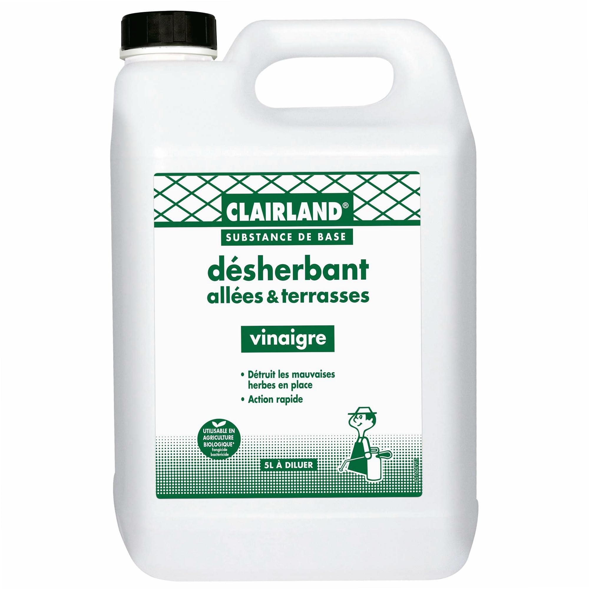 Algoflash Désherbant Allées & Terrasses Vinaigre Concentré 5L