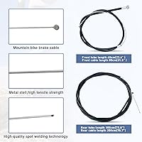 Vista 6 de WEEROCK Bike Calip Brake Set Front and Rear C Brake Set, Rim Brake Set with Aluminium Alloy Brake levers, Bike Cables for Kids Bike, Child Bike