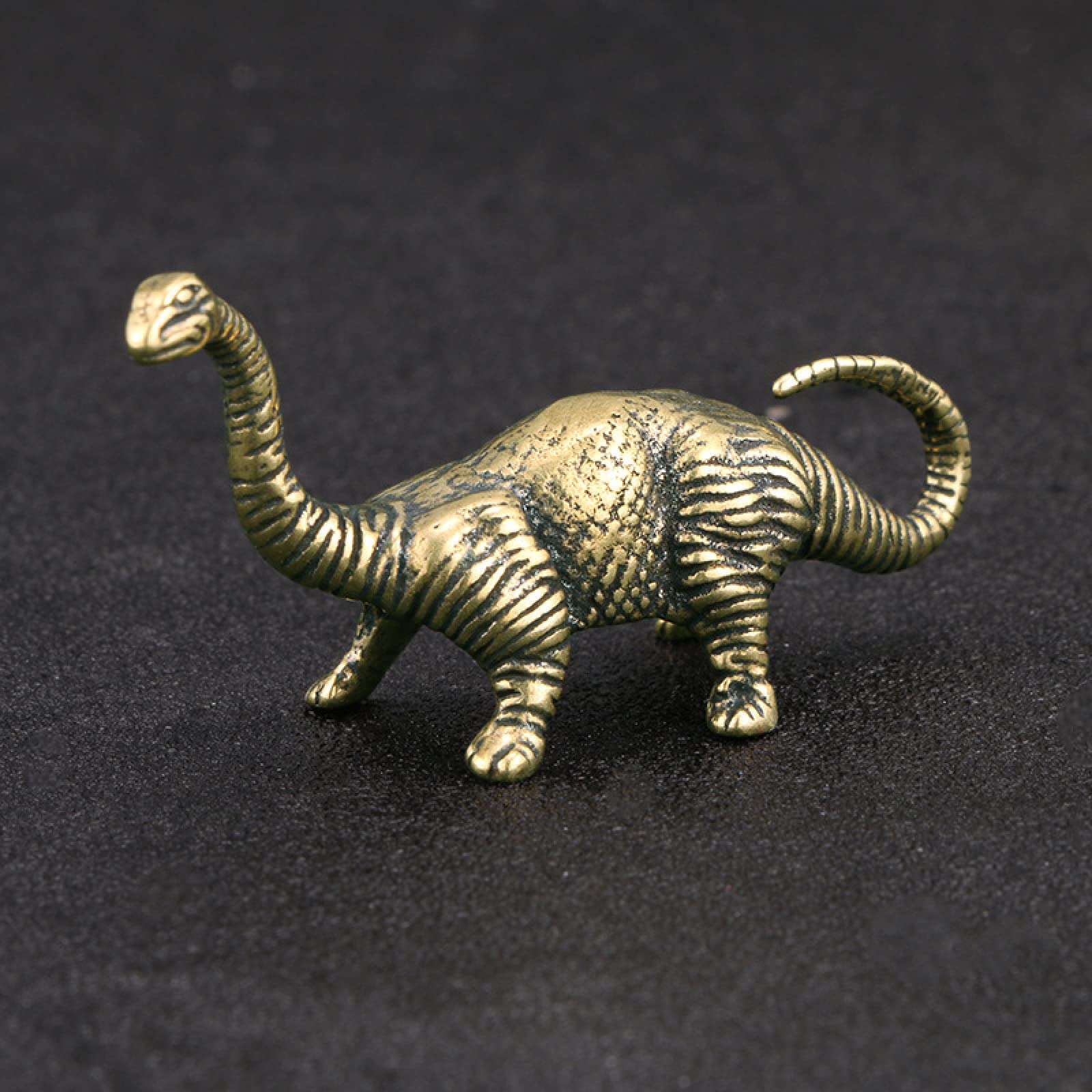 Dinosaure en Laiton Massif petite statue ornements bureau figurines animales