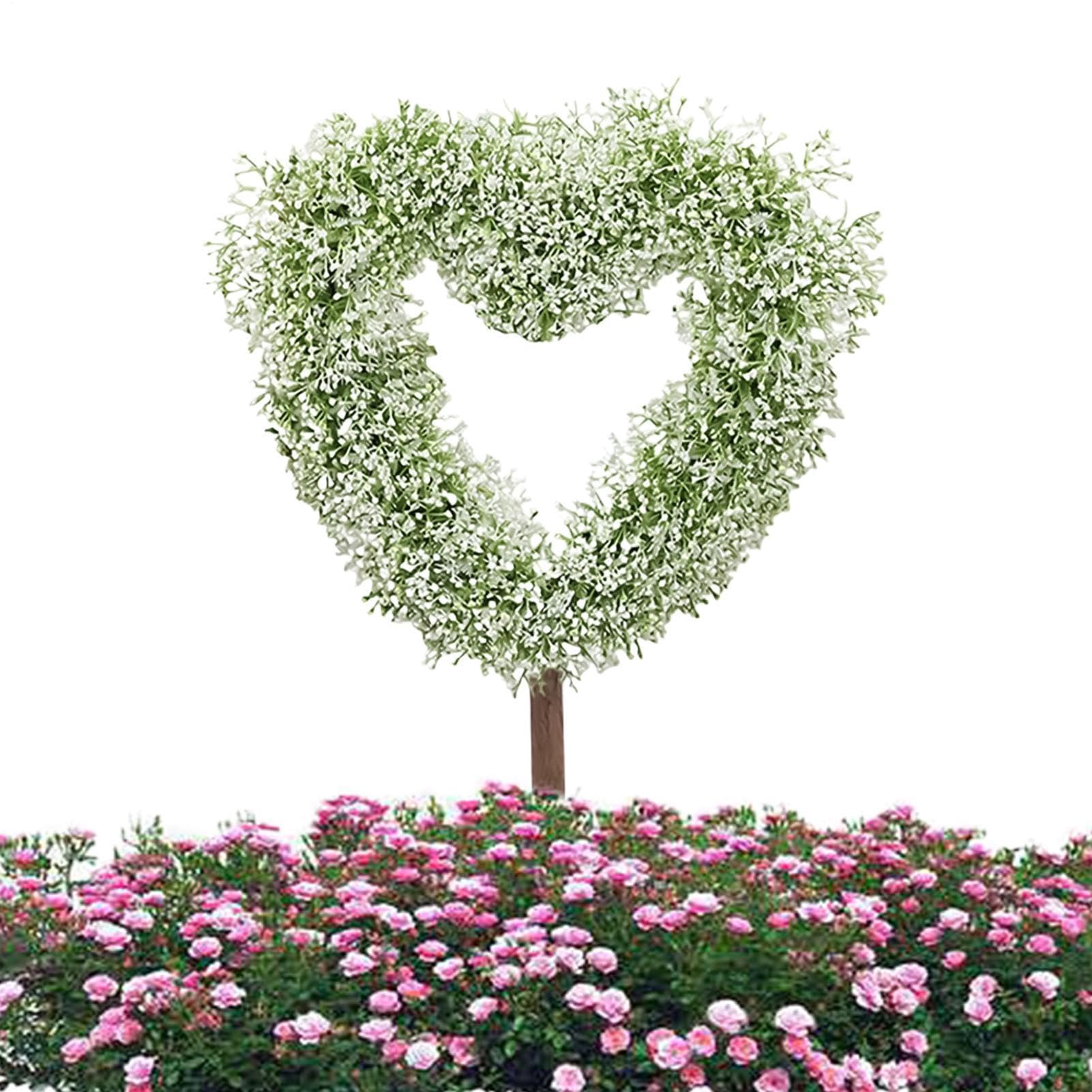 Señales de jardín con forma de corazón para llenar de magia y amor tus rincones favoritos