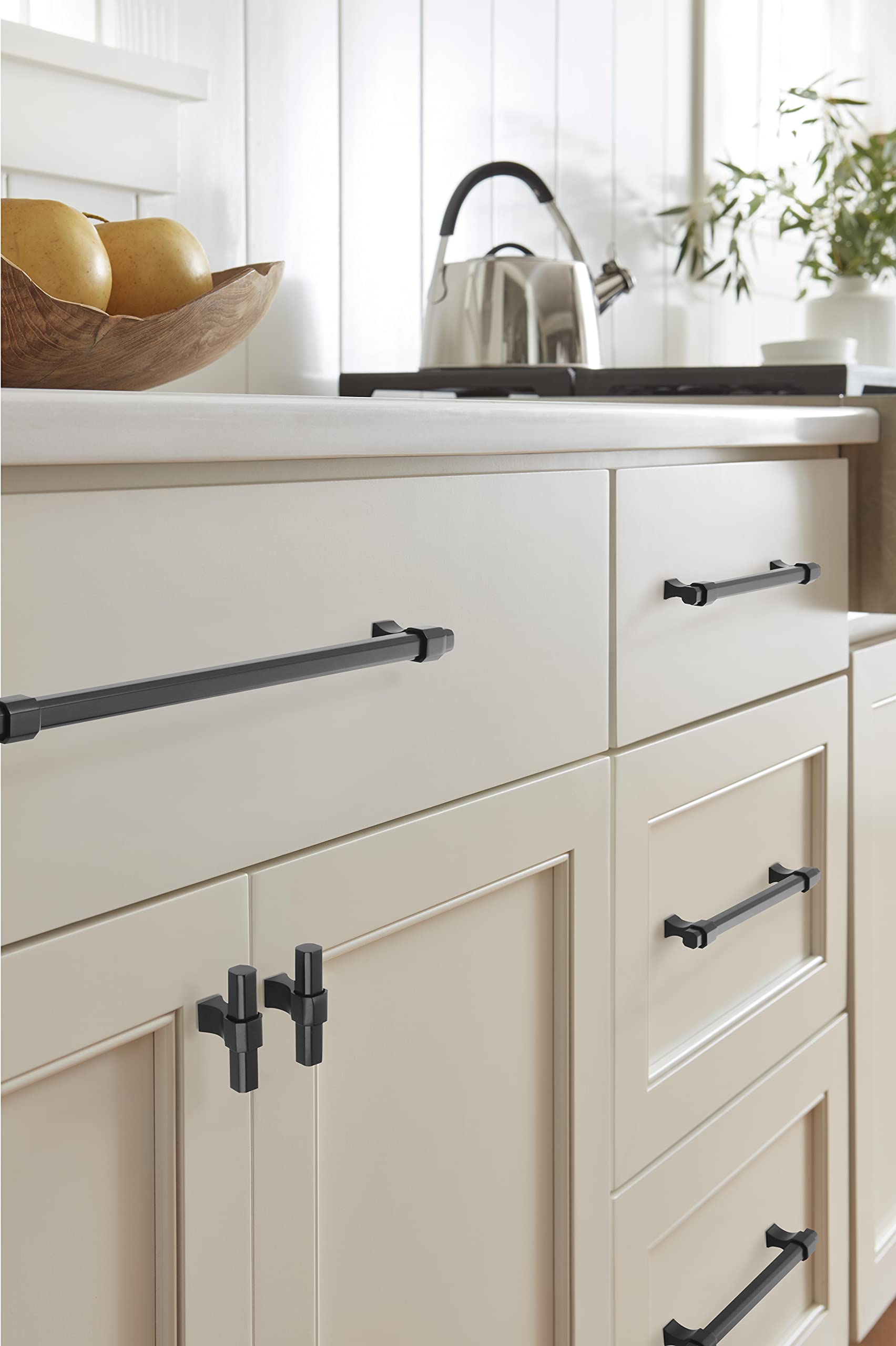 Amerock, Matte Black, 6-5/16 in. Center-to-Center - Image 3