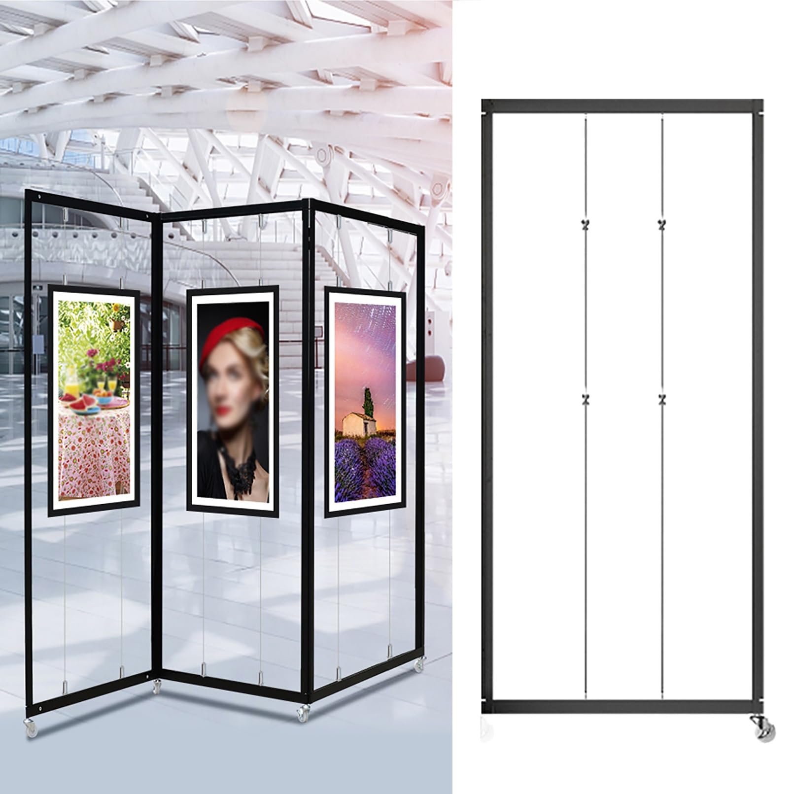 Panneau publicitaire portable 80 x 180 cm haut de gamme