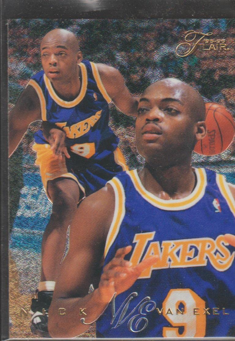 Amazon.com: Nick Van Exel (Basketball Card) 1995-96 Flair - [Base