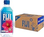 FIJI Natural Artesian Bottled Water 500mL / 16.9 Fl Ounce (Pack of 24) - 100%!N(MISSING)atural Electrolytes