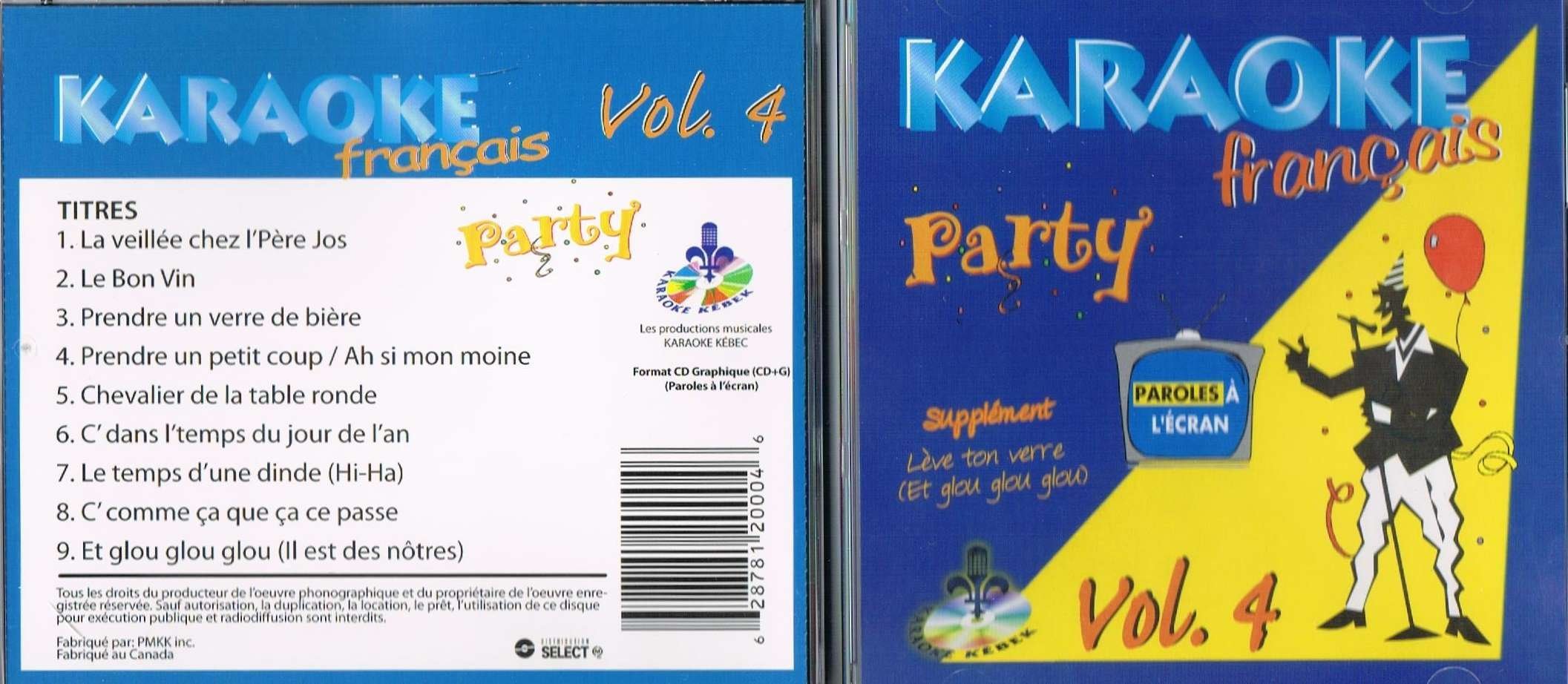 KARAOKE - V4 KARAOKE FRANCAIS: PARTY [Audio CD] KARAOKE