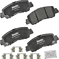 Vista 275 de Pastillas de Freno Delanteras Cerámicas Bendix Priority1 CFC430A para Modelos Selectos INFINITI G35, I30, Nissan 350Z, Altima, Juke, Maxima, Sentra