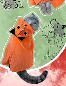 Amazon | チェンソーマン ポチタ ペット 猫 犬マント コスプレ